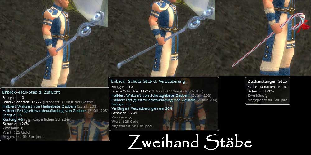 Zweihand St�be